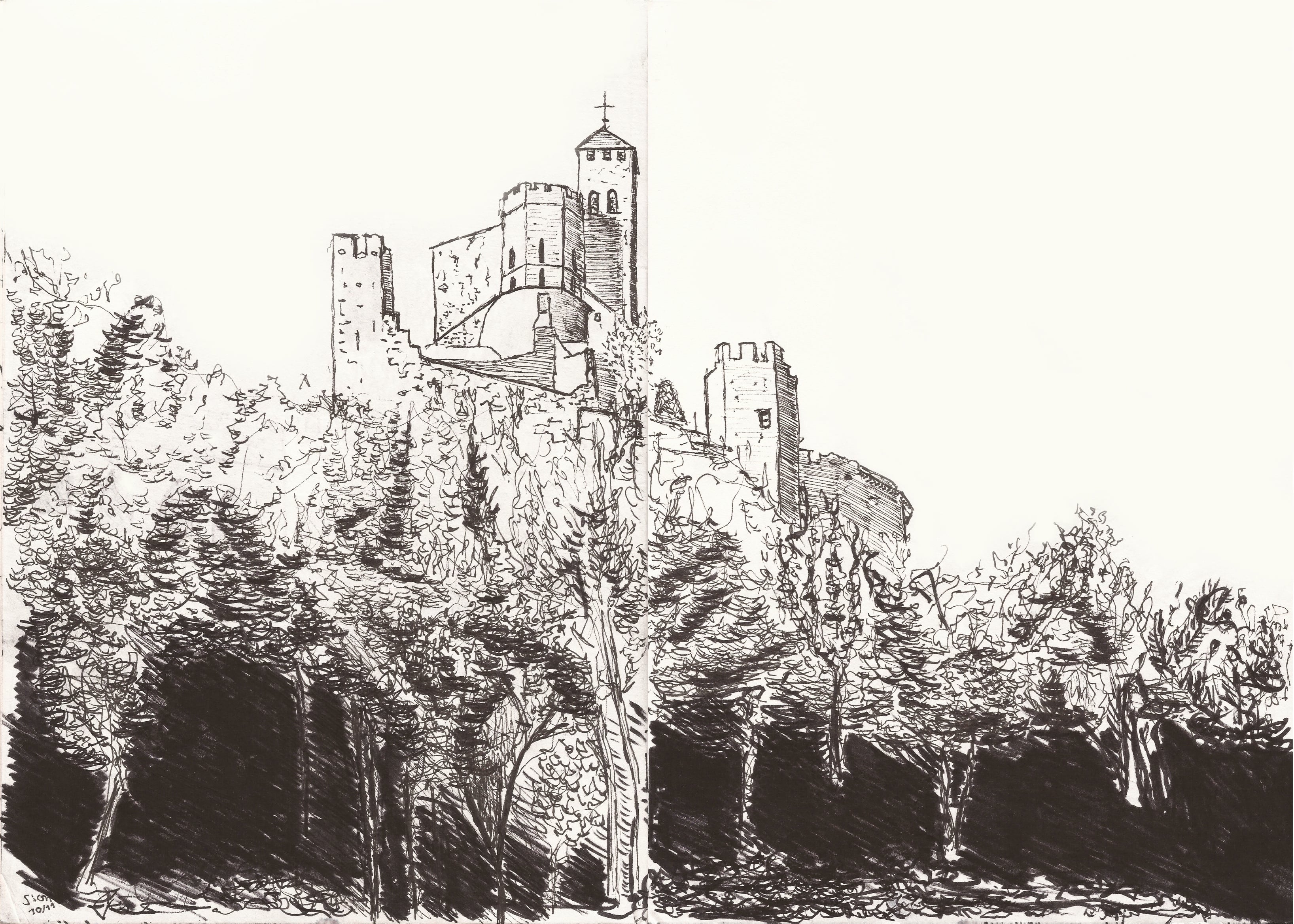 Landscape sketches — 3 of 5